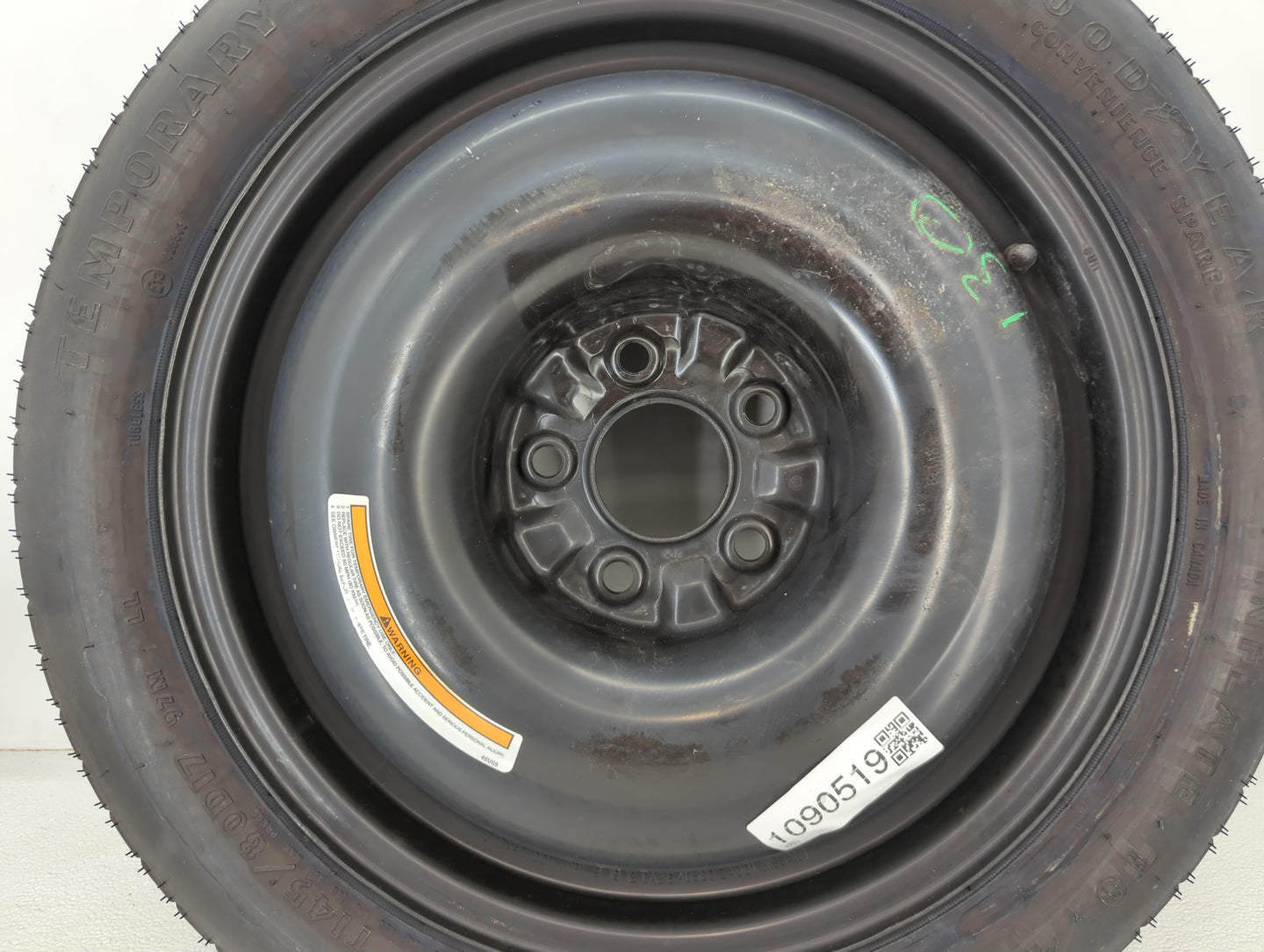 2004-2022 Nissan Maxima Spare Donut Tire Wheel Rim Oem - Oemusedautoparts1.com