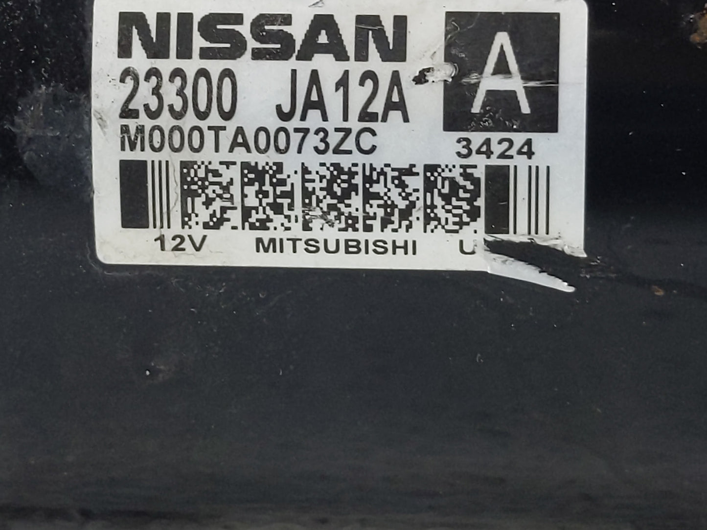 2009-2014 Nissan Maxima Car Starter Motor Solenoid OEM P/N:23300 JA12A Fits Fits 2007 2008 2009 2010 2011 2012 2013 2014 OEM