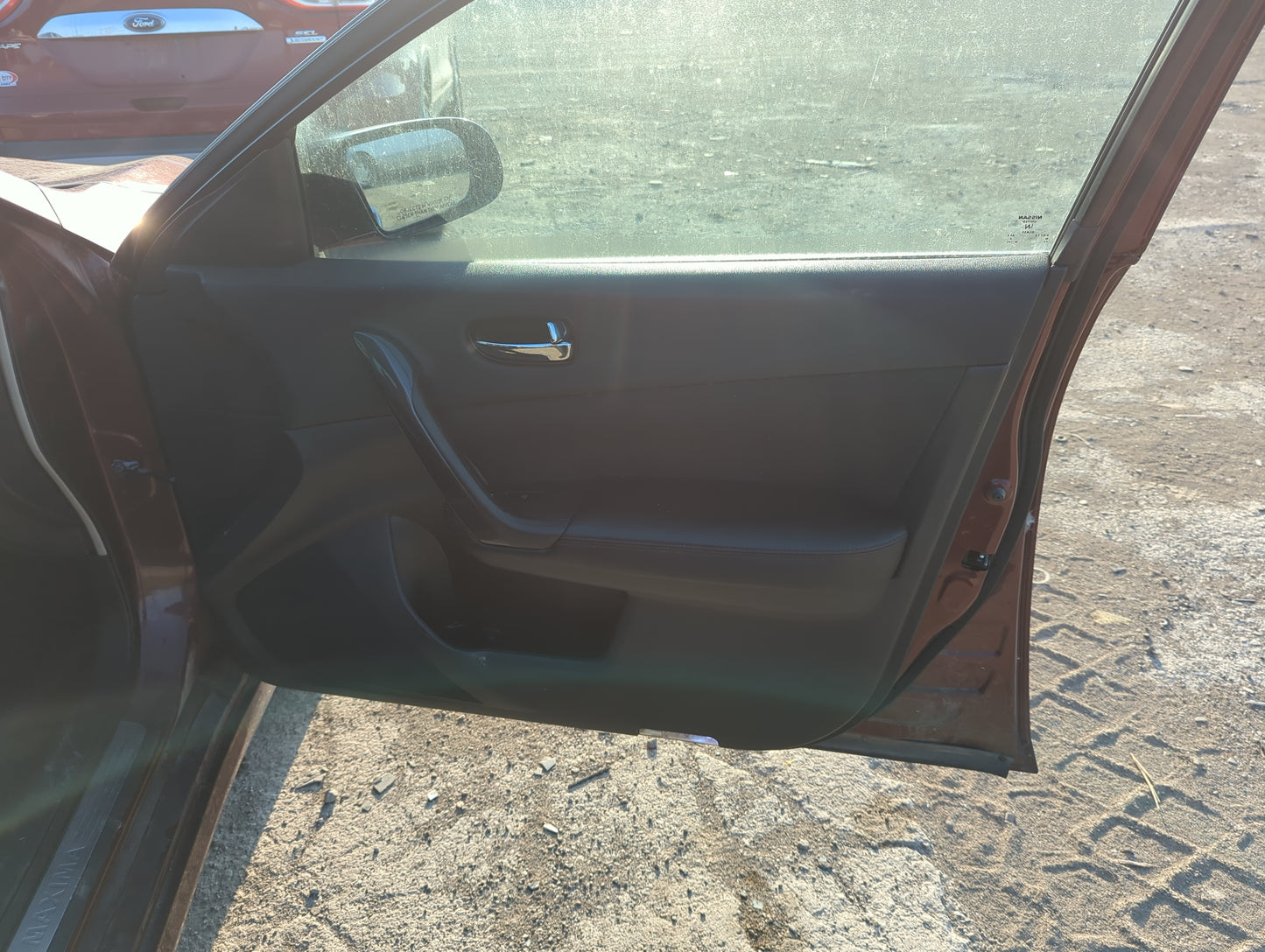 2013 Nissan Maxima Front Right Passenger Interior Door Panel Trim - Oemusedautoparts1.com