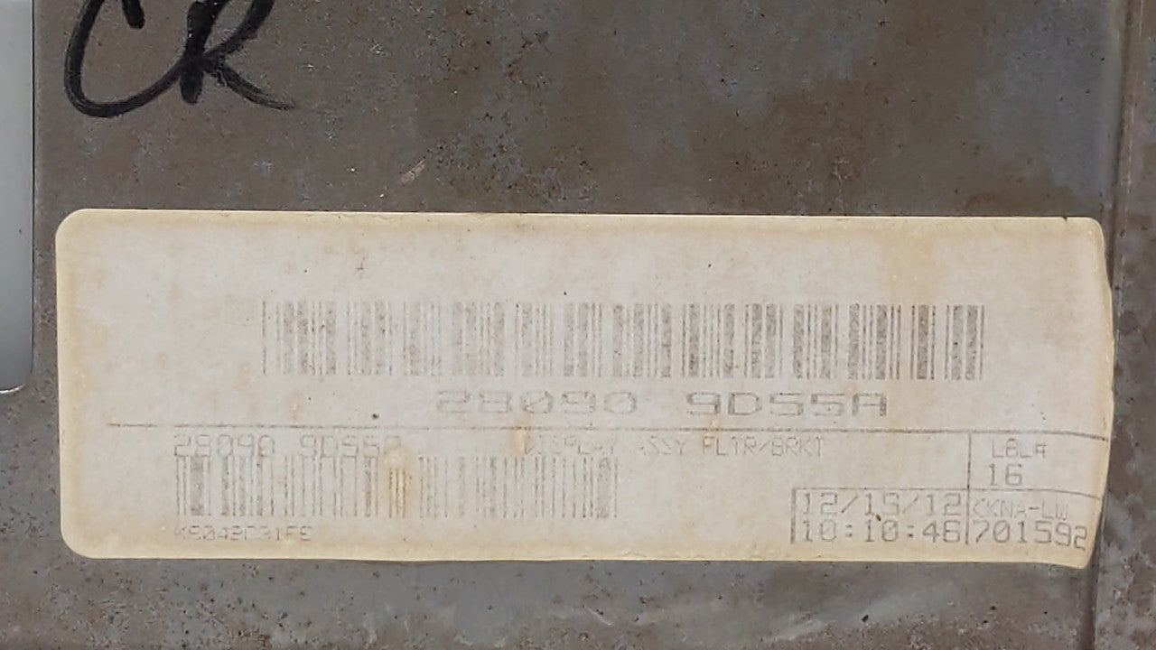 2012-2014 Nissan Maxima Information Display Screen - Oemusedautoparts1.com