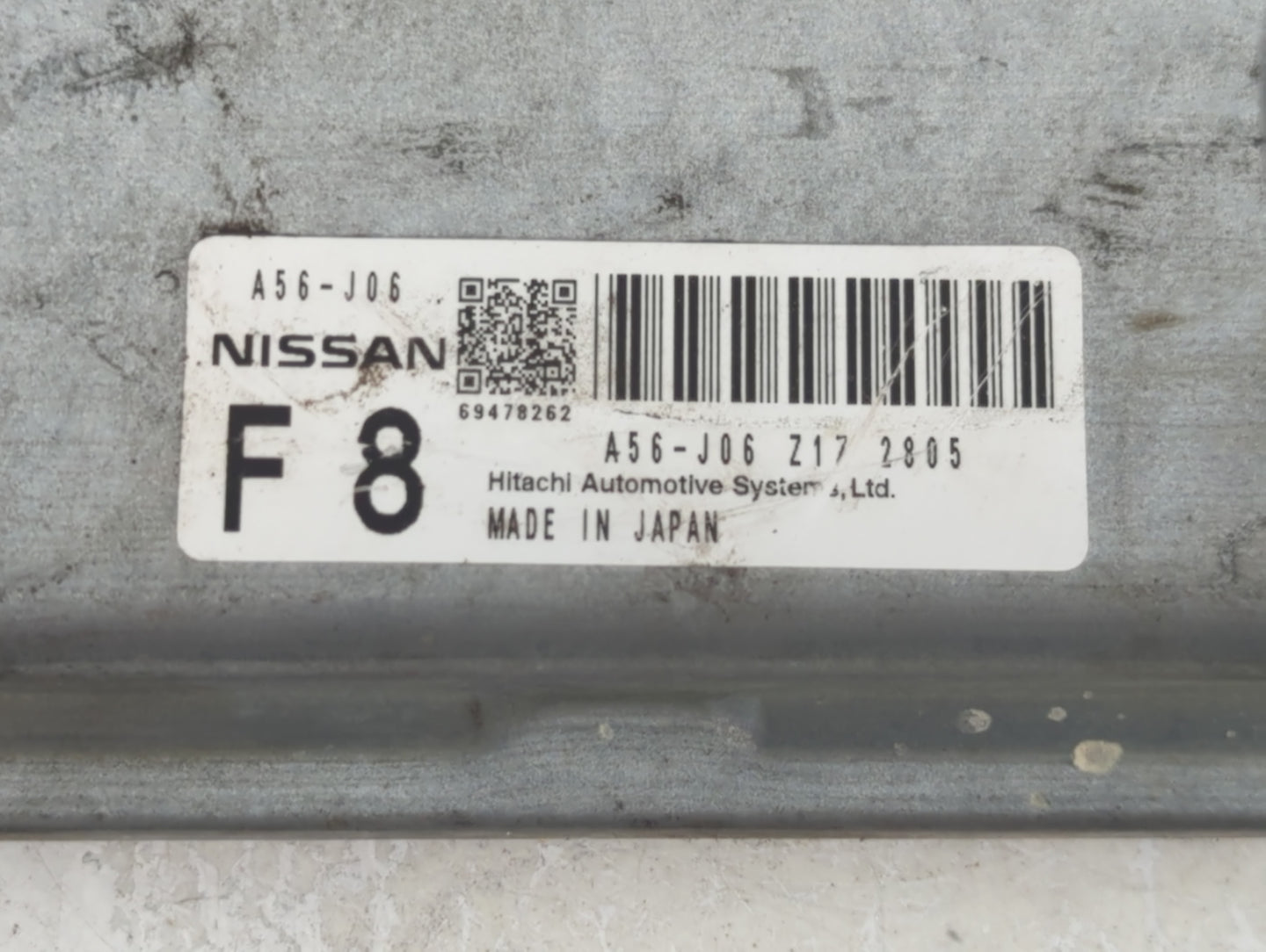 2012-2013 Nissan Maxima PCM Engine Control Computer ECU ECM PCU OEM P/N:A56-J06 Z17 2805 A56-G77 Fits Fits 2012 2013 OEM Use