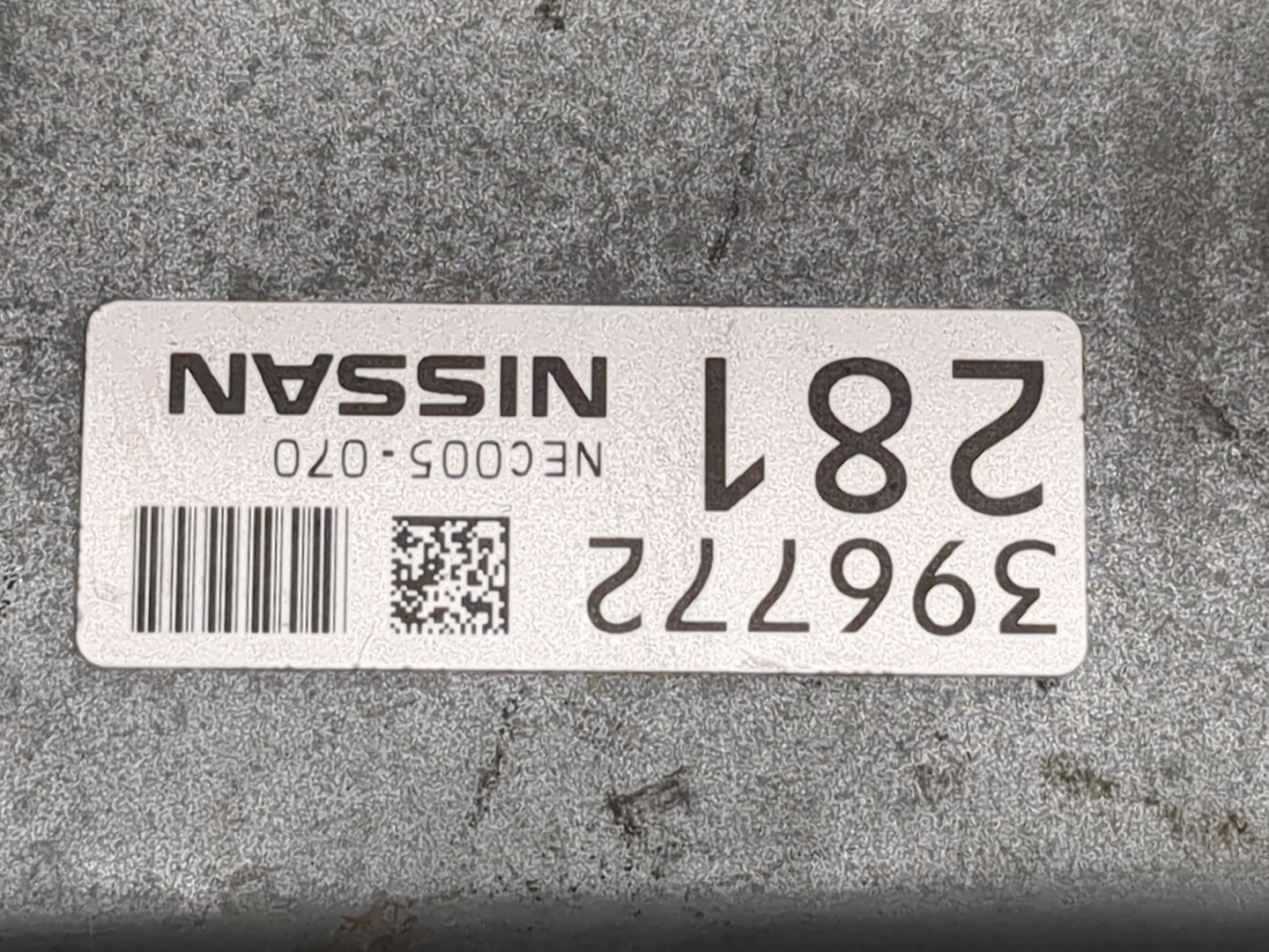 2012-2013 Nissan Maxima PCM Engine Control Computer ECU ECM PCU OEM P/N:NEC005-070 Fits Fits 2012 2013 OEM Used Auto Parts -