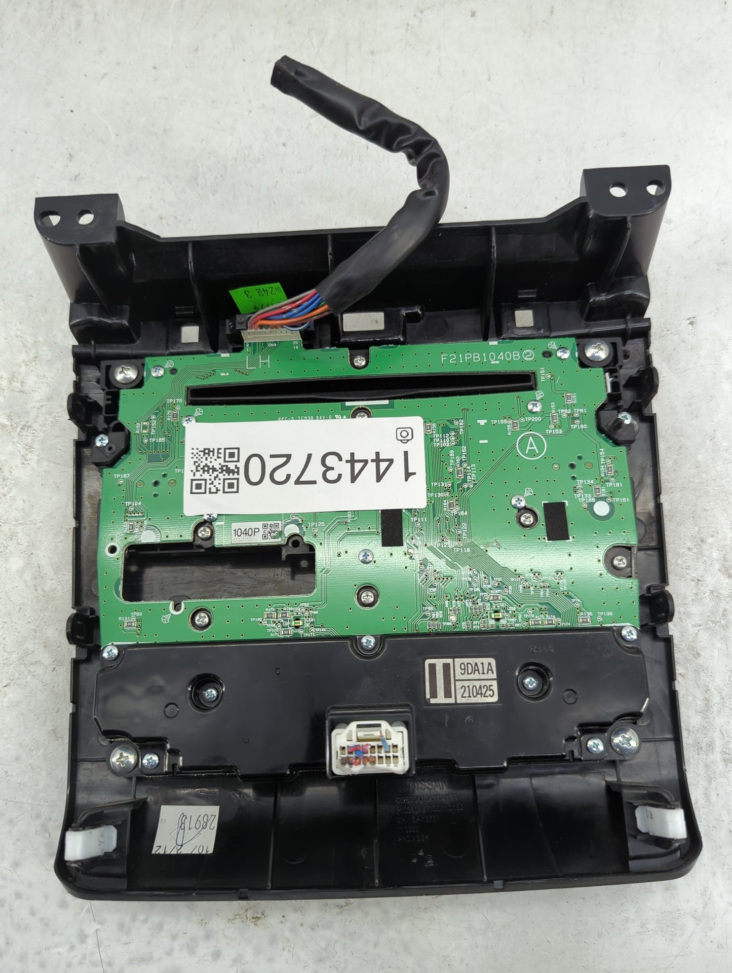 2009-2014 Nissan Maxima Climate Control Module Temperature AC/Heater Replacement P/N:28395-9DA1A 28395-9DA1A 210425 Fits OEM