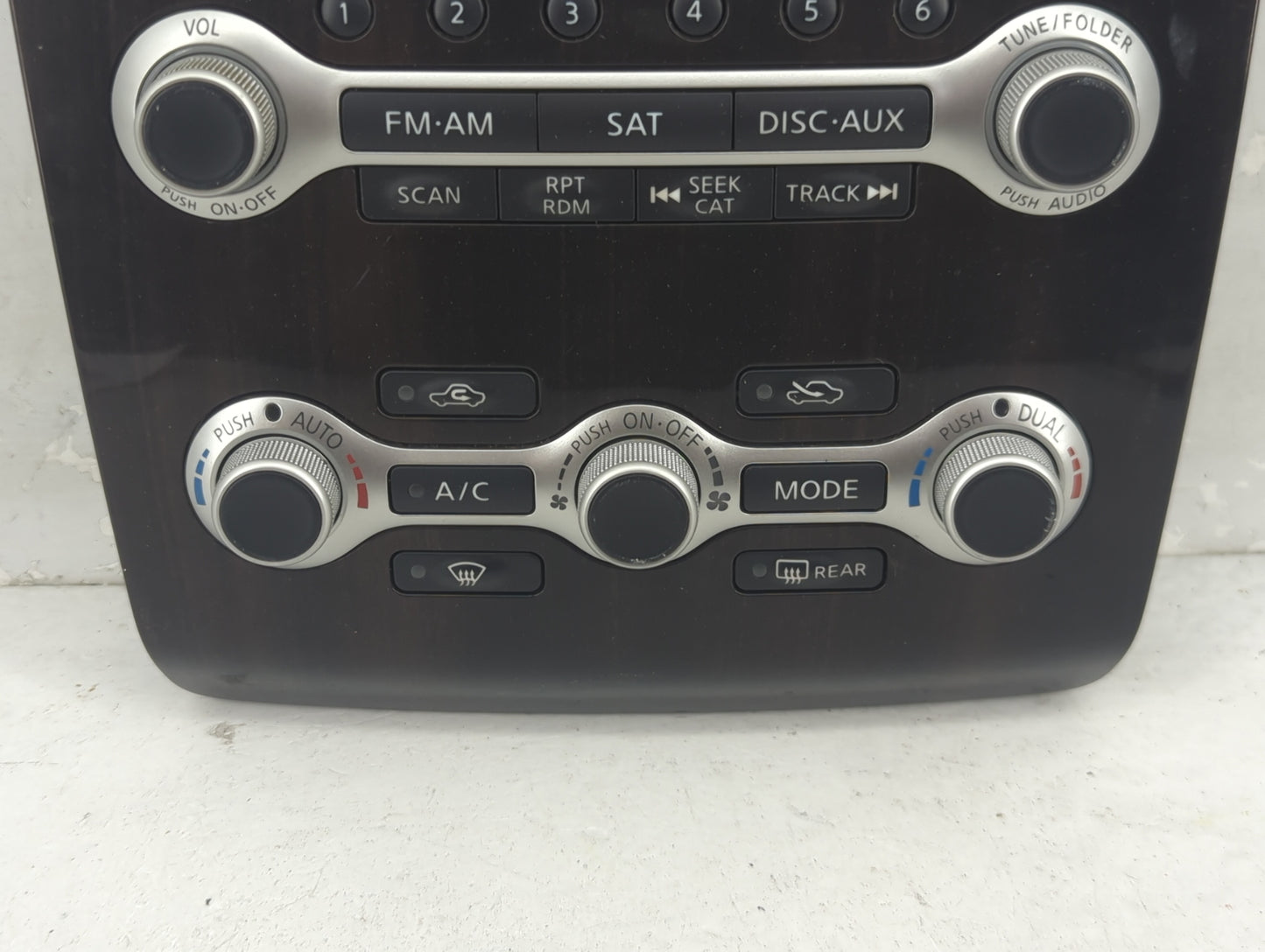 2009-2014 Nissan Maxima Climate Control Module Temperature AC/Heater Replacement P/N:9DA1A F21PB1Q40B Fits OEM Used Auto Par