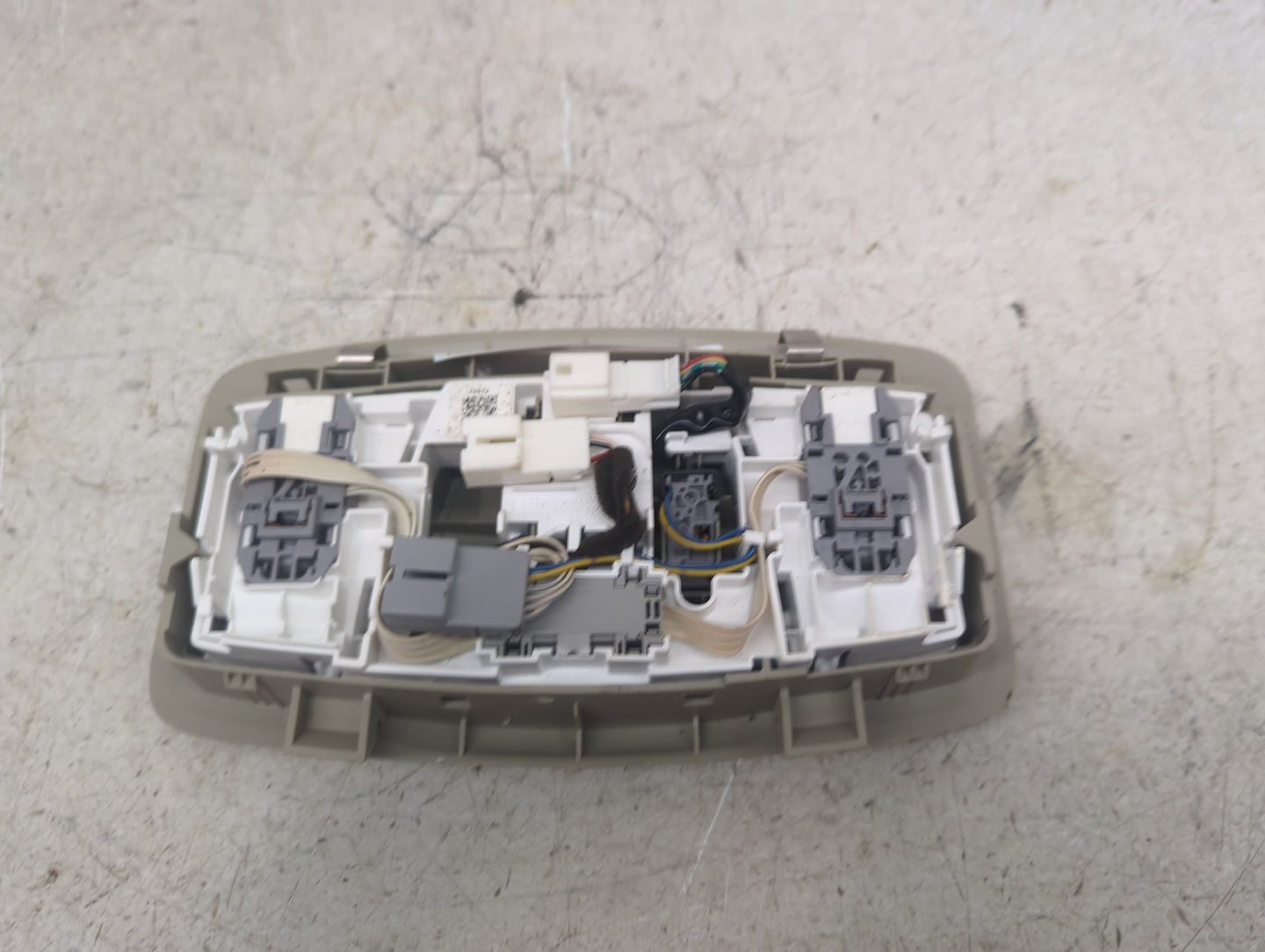2013 Nissan Maxima Overhead Roof Console Tan - Oemusedautoparts1.com