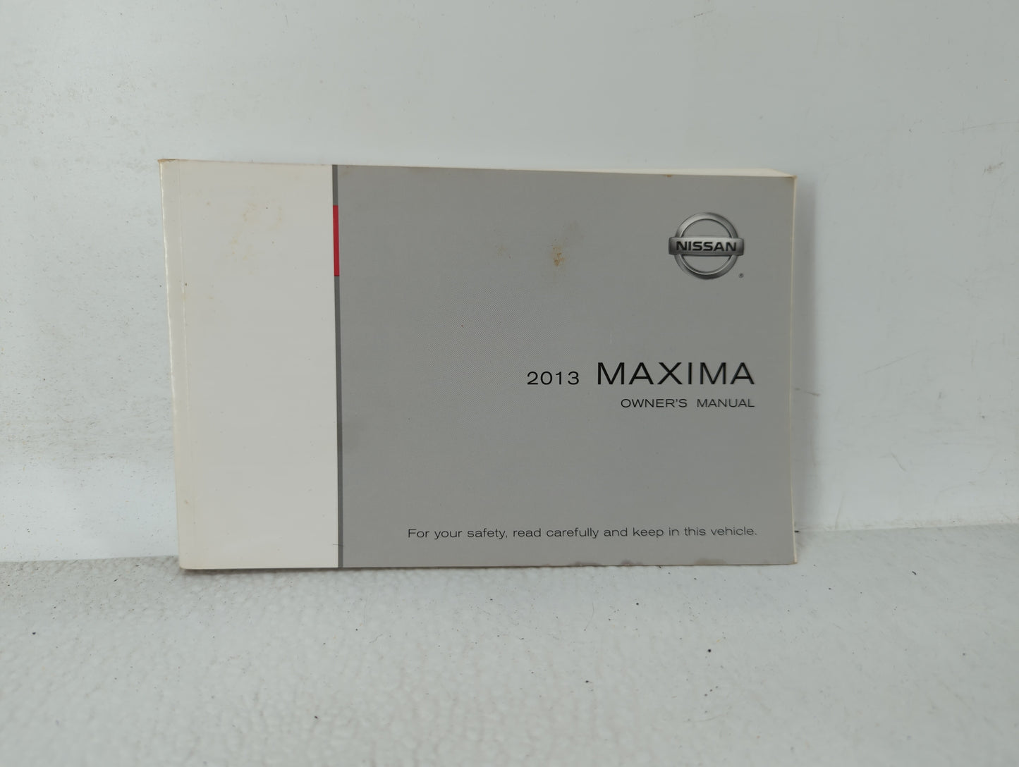 2013 Nissan Maxima Owners Manual Book Guide OEM Used Auto Parts - Oemusedautoparts1.com