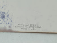 2013 Nissan Maxima Owners Manual Book Guide OEM Used Auto Parts - Oemusedautoparts1.com