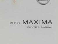 2013 Nissan Maxima Owners Manual Book Guide OEM Used Auto Parts - Oemusedautoparts1.com
