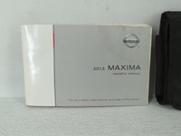 2013 Nissan Maxima Owners Manual Book Guide OEM Used Auto Parts - Oemusedautoparts1.com