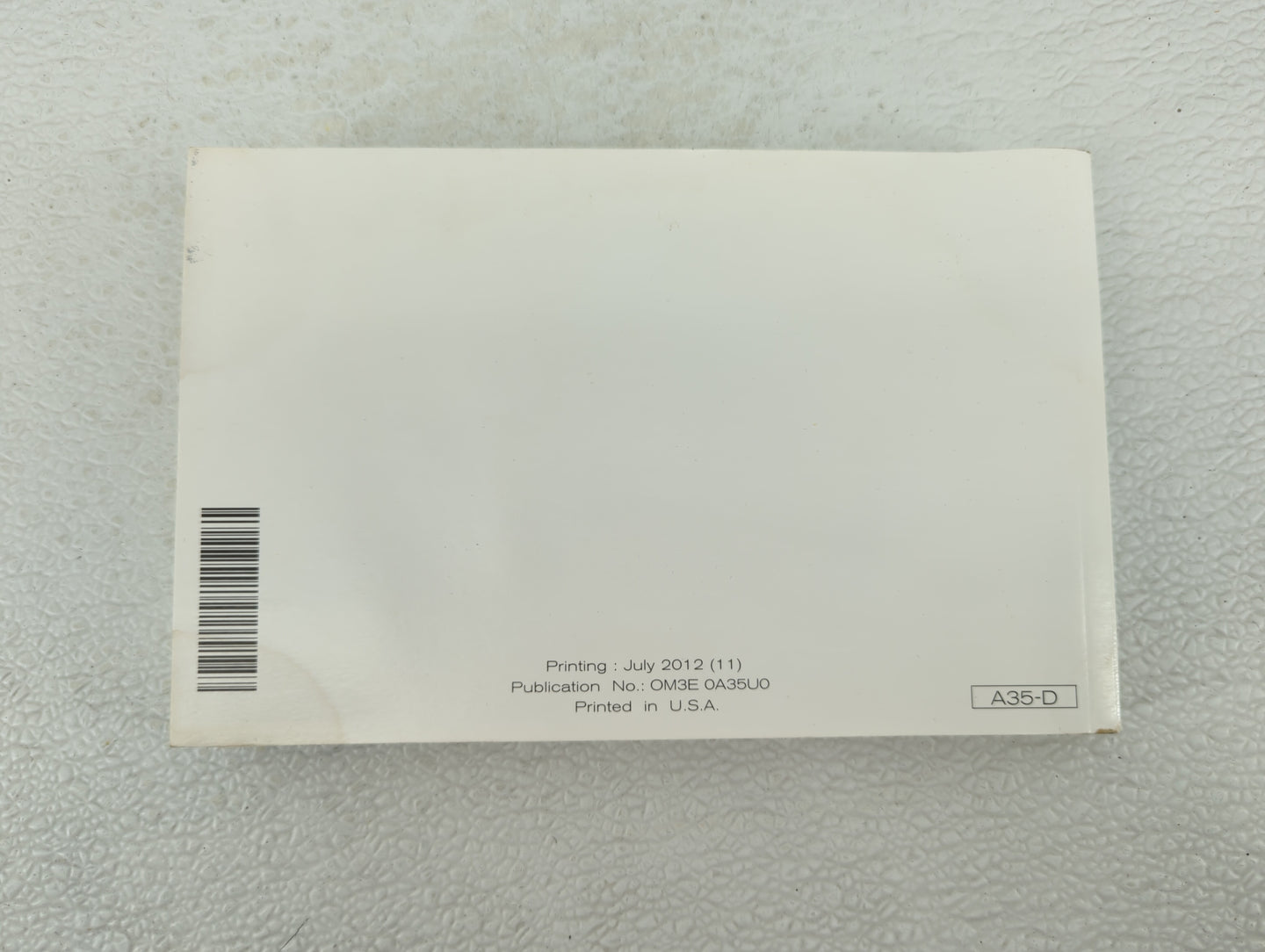 2013 Nissan Maxima Owners Manual Book Guide OEM Used Auto Parts - Oemusedautoparts1.com