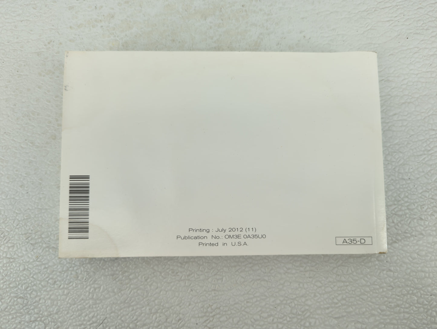 2013 Nissan Maxima Owners Manual Book Guide OEM Used Auto Parts - Oemusedautoparts1.com