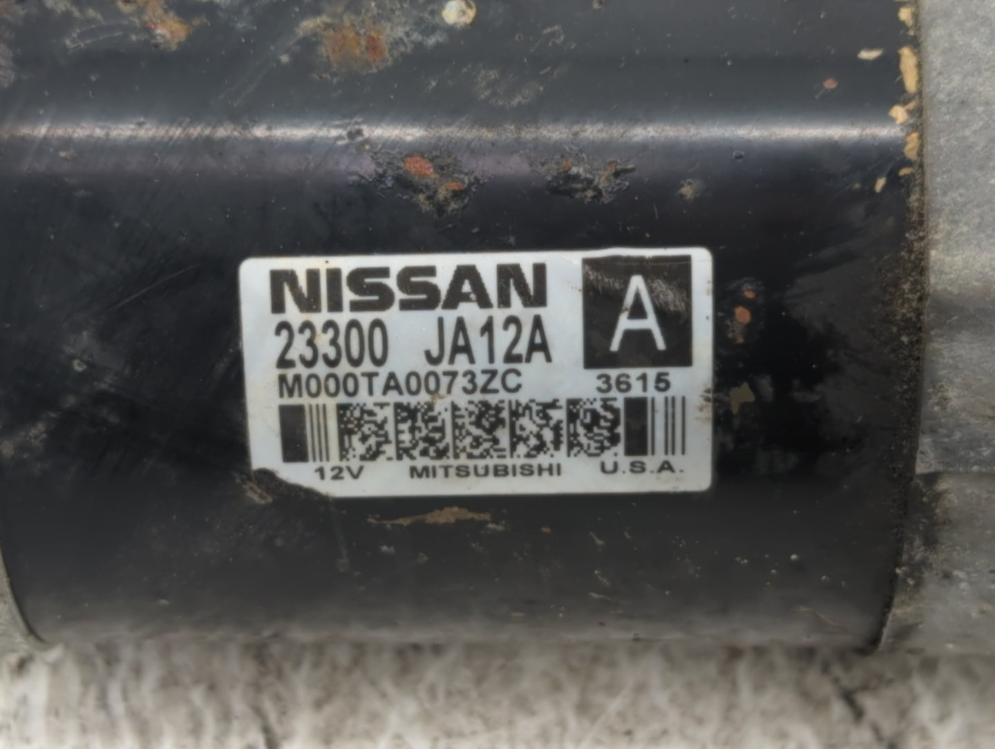 2009-2014 Nissan Maxima Car Starter Motor Solenoid OEM P/N:23300 JA12A Fits Fits 2007 2008 2009 2010 2011 2012 2013 2014 OEM