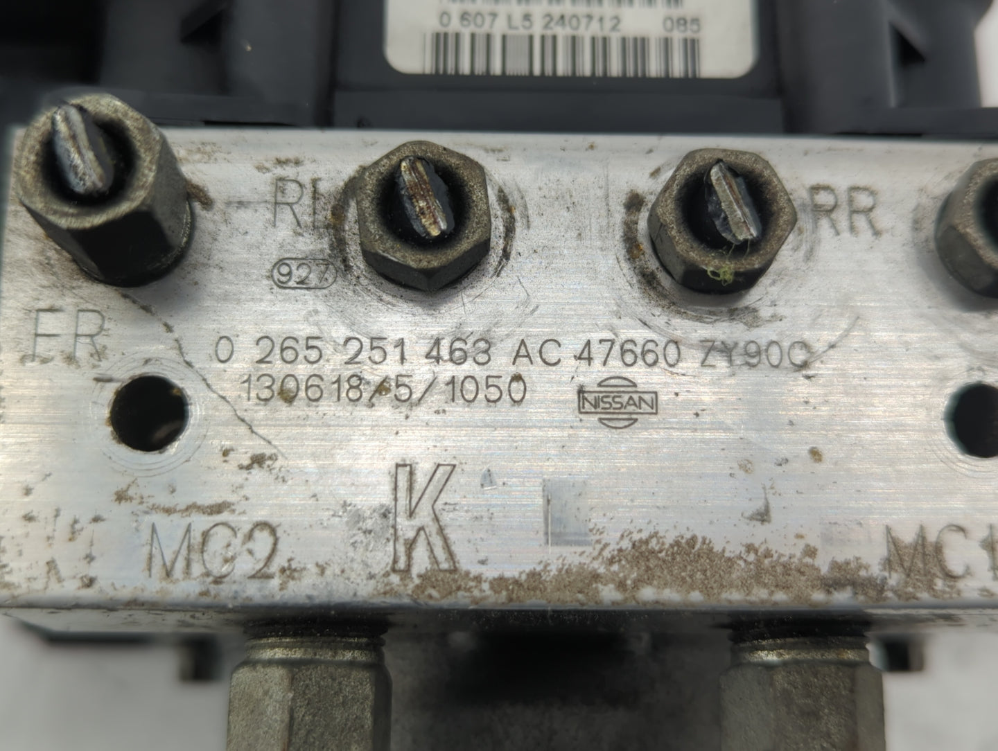 2011-2013 Nissan Maxima ABS Pump Control Module Replacement P/N:47660-ZY90C Fits Fits 2011 2012 2013 OEM Used Auto Parts - O