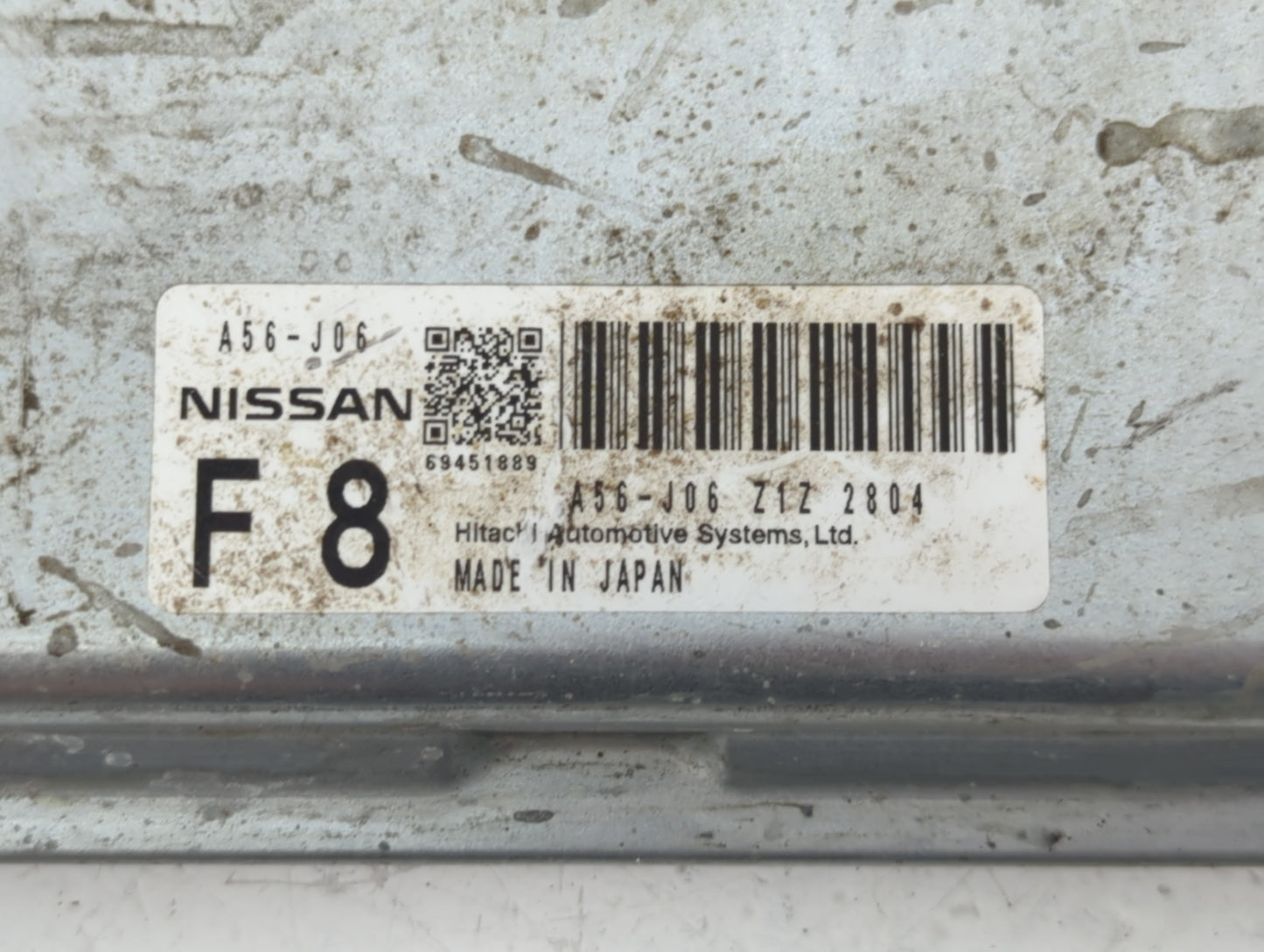 2012-2013 Nissan Maxima PCM Engine Control Computer ECU ECM PCU OEM P/N:A56-J06 A56-J06 Z1Z 2804 Fits Fits 2012 2013 OEM Use