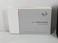 2013 Nissan Maxima Owners Manual Book Guide P/N:OM3E 0A350 OEM Used Auto Parts - Oemusedautoparts1.com