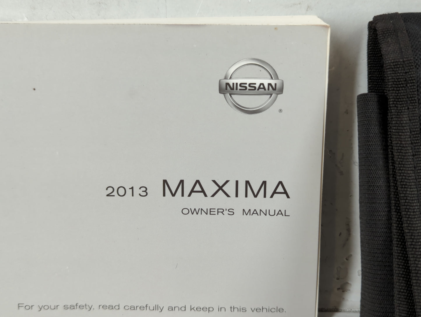 2013 Nissan Maxima Owners Manual Book Guide OEM Used Auto Parts - Oemusedautoparts1.com