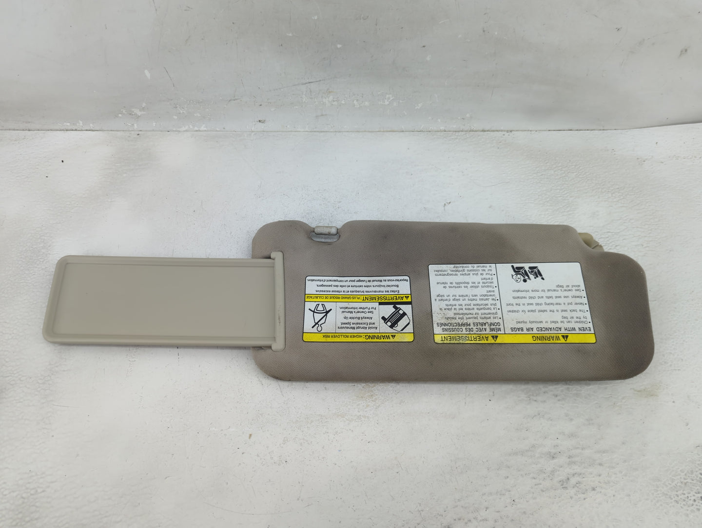 2009-2014 Nissan Murano Sun Visor Shade Replacement Passenger Right Mirror Fits Fits 2009 2010 2011 2012 2013 2014 OEM Used 