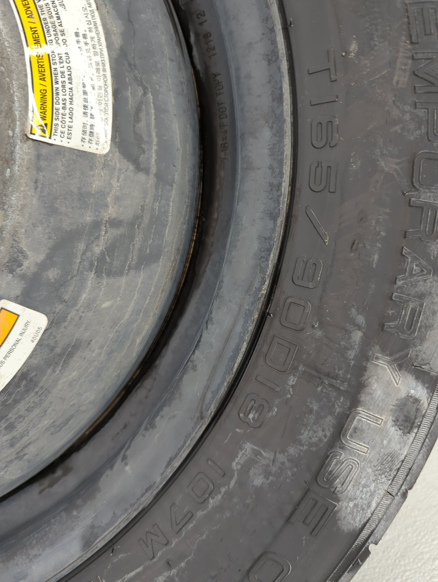 2003-2015 Nissan Murano Spare Donut Tire Wheel Rim Oem - Oemusedautoparts1.com