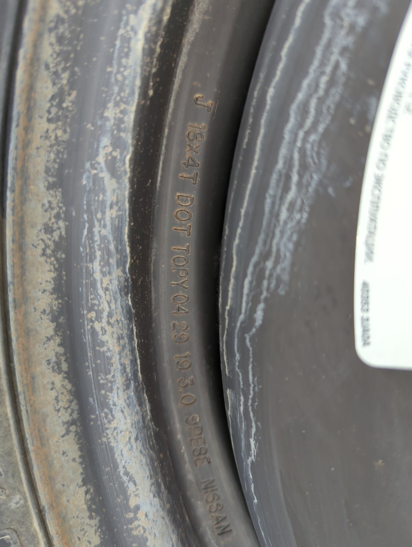 2003-2015 Nissan Murano Spare Donut Tire Wheel Rim Oem - Oemusedautoparts1.com