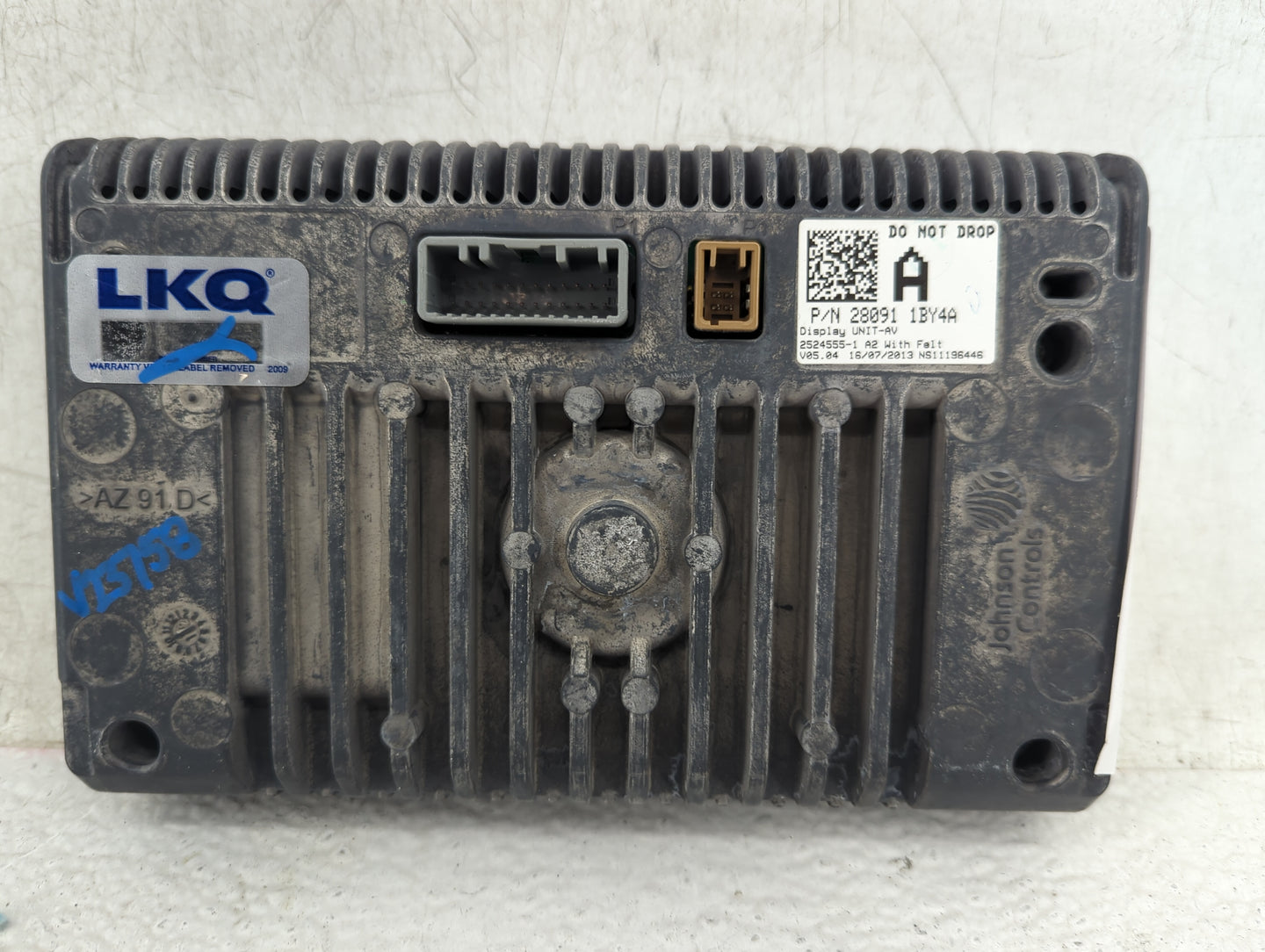 2013-2014 Nissan Murano Information Display Screen Black - Oemusedautoparts1.com
