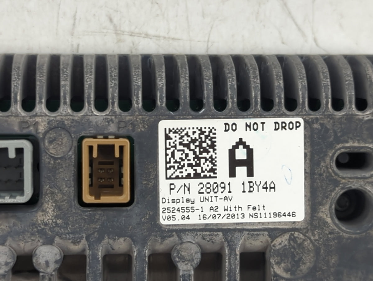 2013-2014 Nissan Murano Information Radio Display Screen Black - Oemusedautoparts1.com