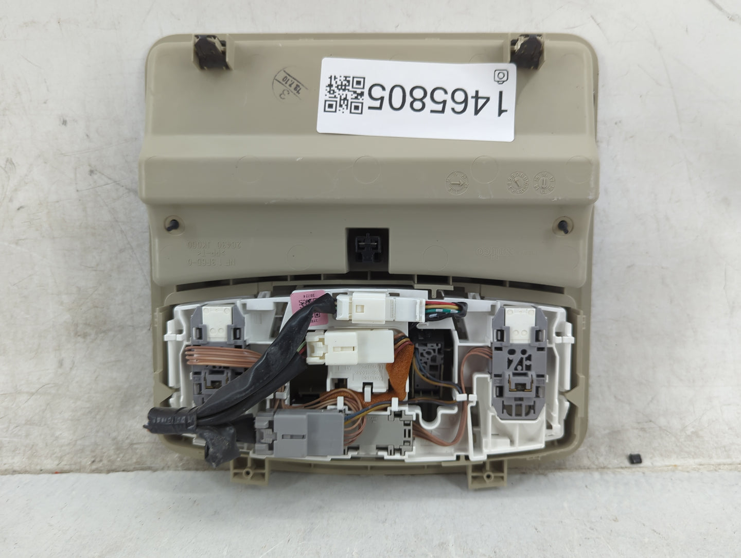 2013 Nissan Murano Overhead Roof Console Tan - Oemusedautoparts1.com