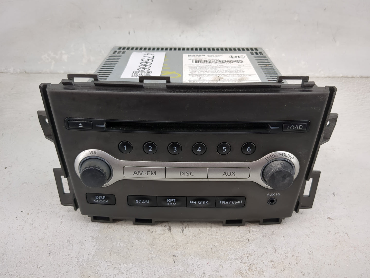 2011-2014 Nissan Murano Radio AM FM Cd Player Receiver Replacement P/N:28185 1SX0A PN-3351H Fits Fits 2011 2012 2013 2014 OE
