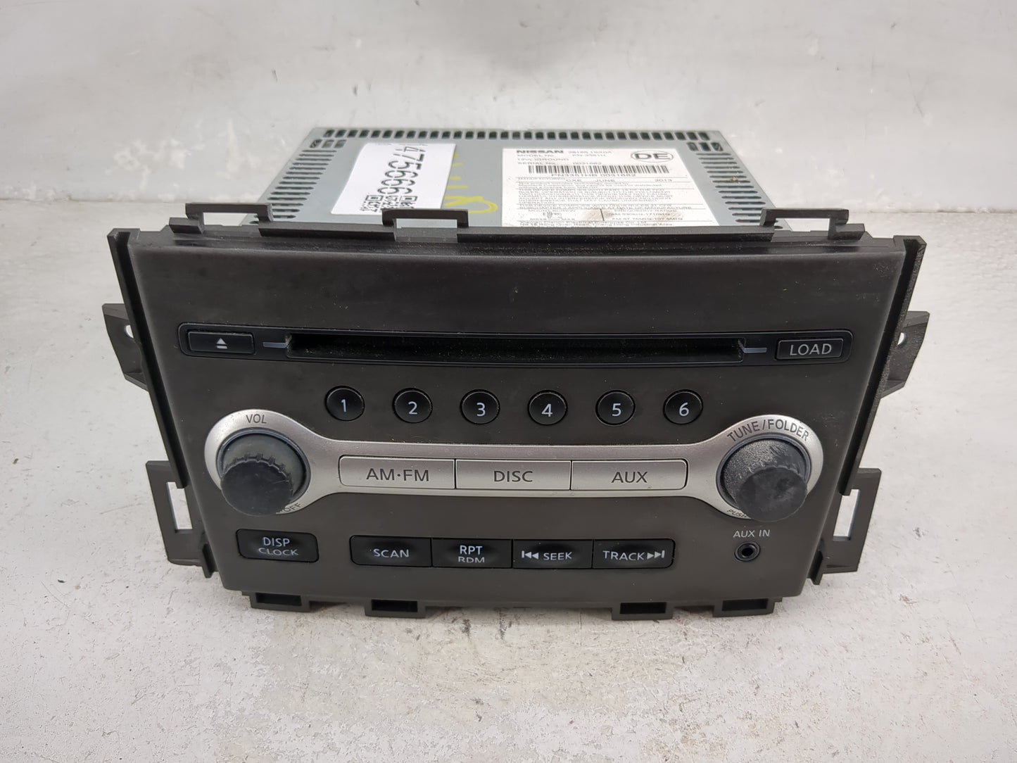 2011-2014 Nissan Murano Radio AM FM Cd Player Receiver Replacement P/N:28185 1SX0A PN-3351H Fits Fits 2011 2012 2013 2014 OE