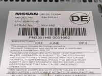 2011-2014 Nissan Murano Radio AM FM Cd Player Receiver Replacement P/N:28185 1SX0A PN-3351H Fits Fits 2011 2012 2013 2014 OE
