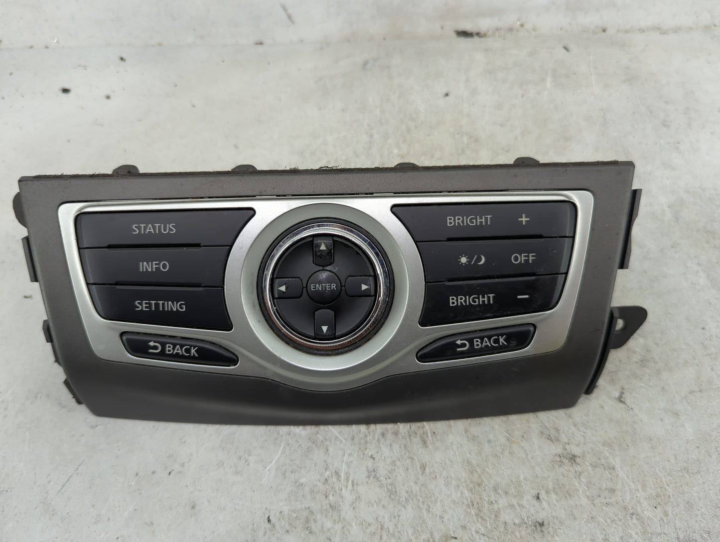2010-2014 Nissan Murano Climate Control Module Temperature AC/Heater Replacement P/N:1AA0A 210150 Fits OEM Used Auto Parts -