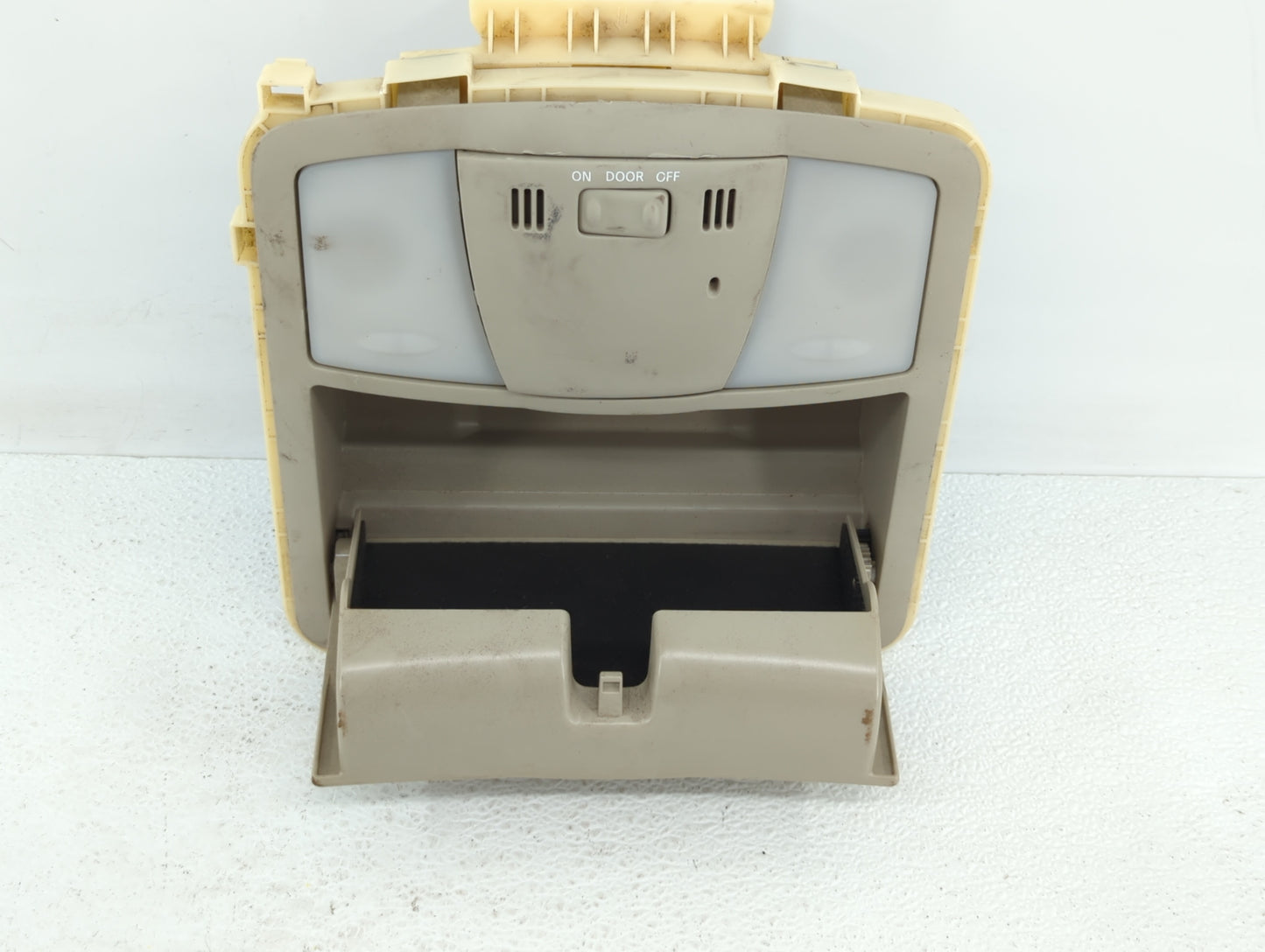 2013 Nissan Murano Overhead Roof Console Beige - Oemusedautoparts1.com