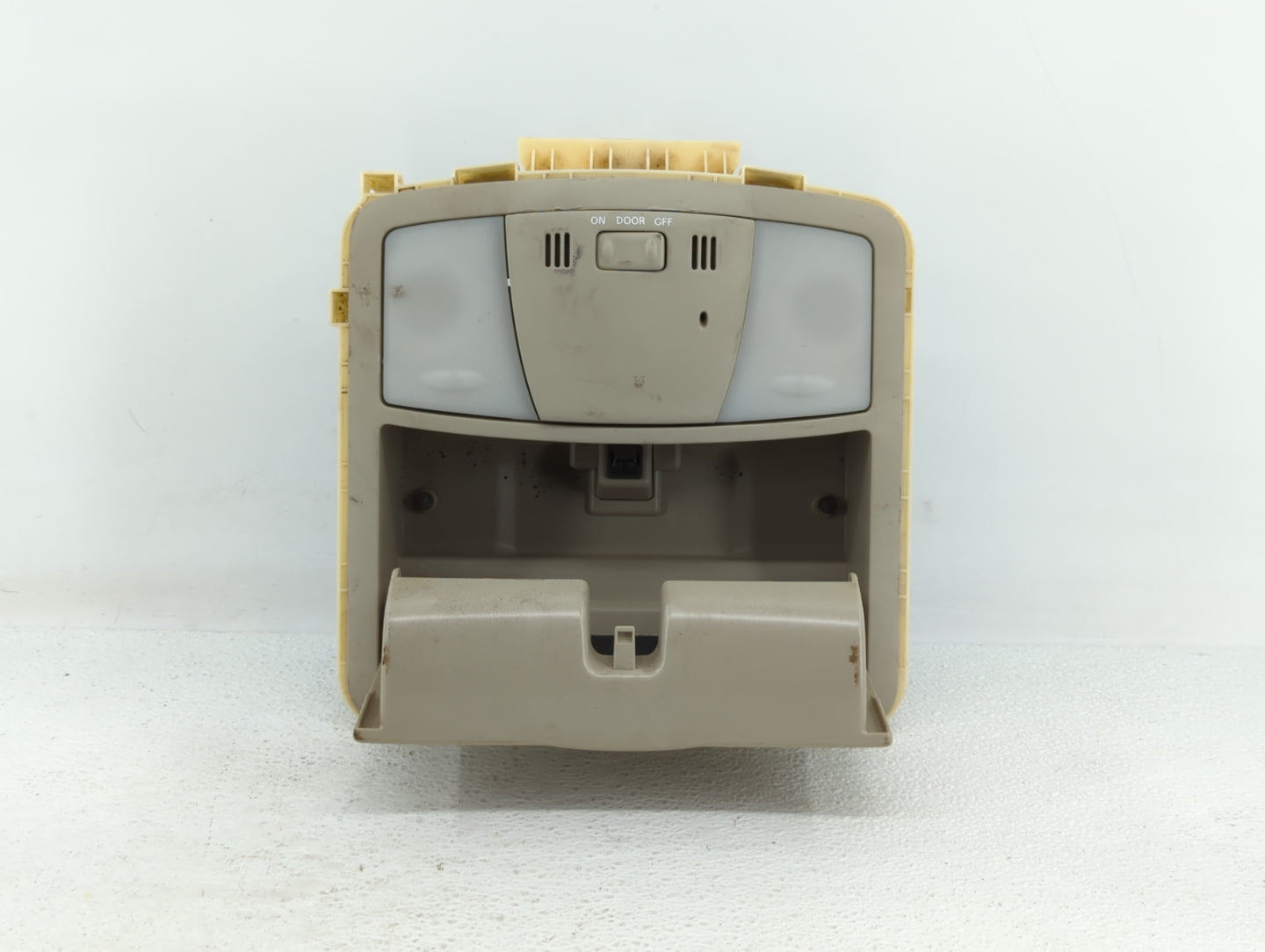 2013 Nissan Murano Overhead Roof Console Beige - Oemusedautoparts1.com