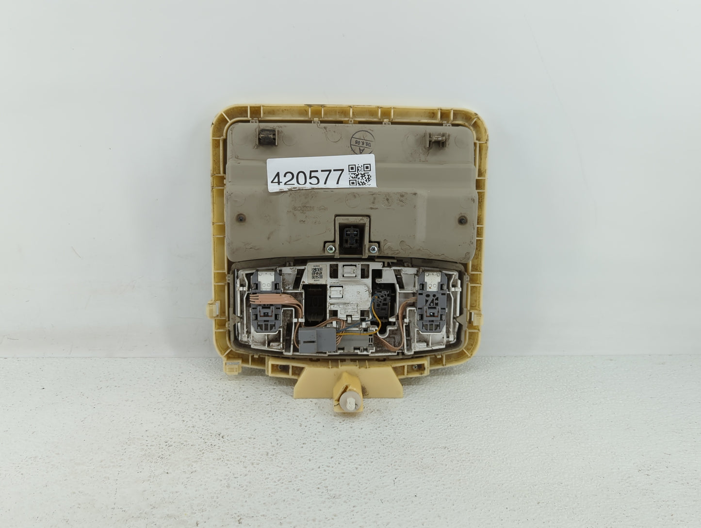 2013 Nissan Murano Overhead Roof Console Beige - Oemusedautoparts1.com