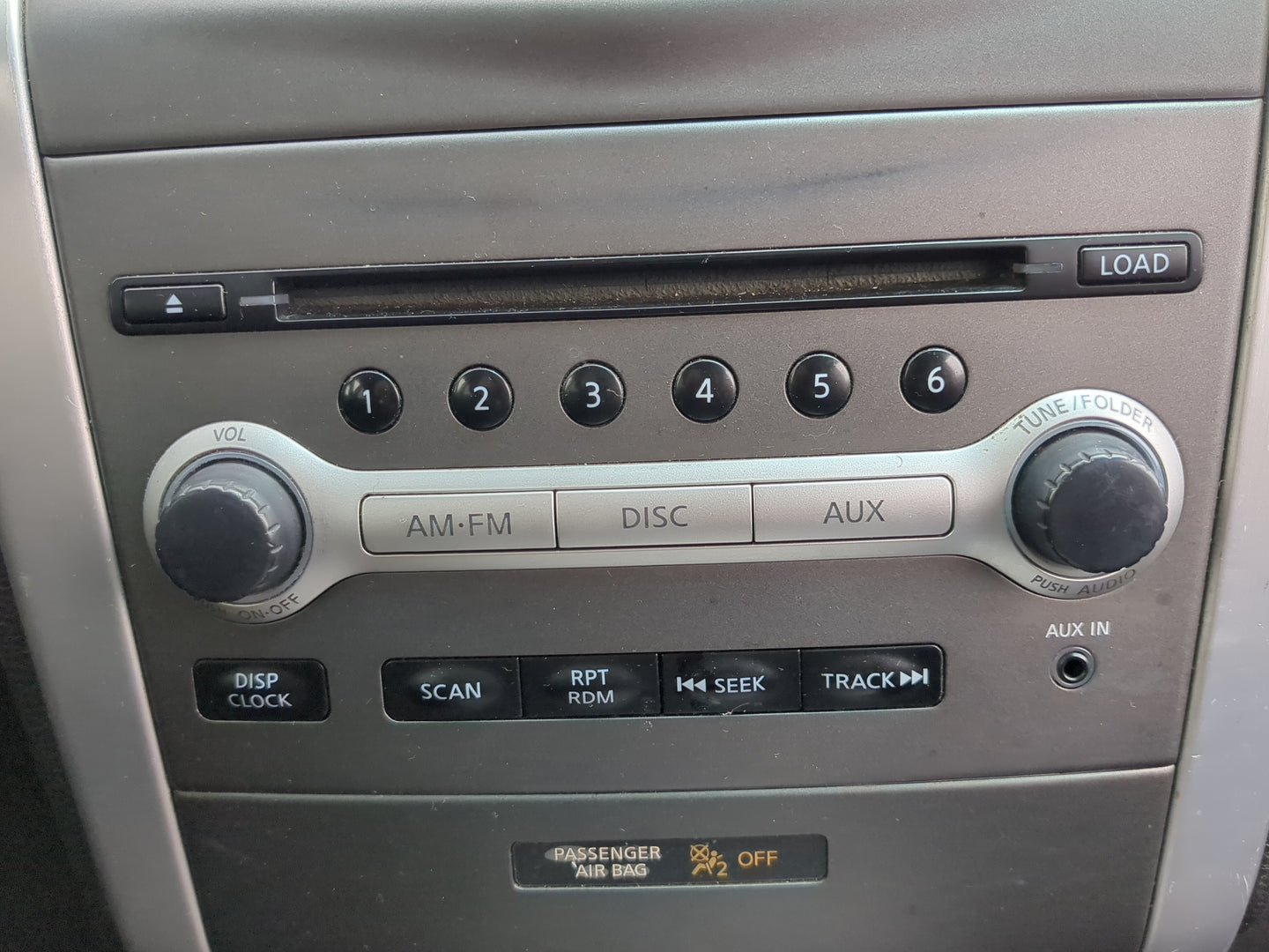 2011-2014 Nissan Murano Radio AM FM Cd Player Receiver Replacement Fits Fits 2011 2012 2013 2014 OEM Used Auto Parts - Oemus