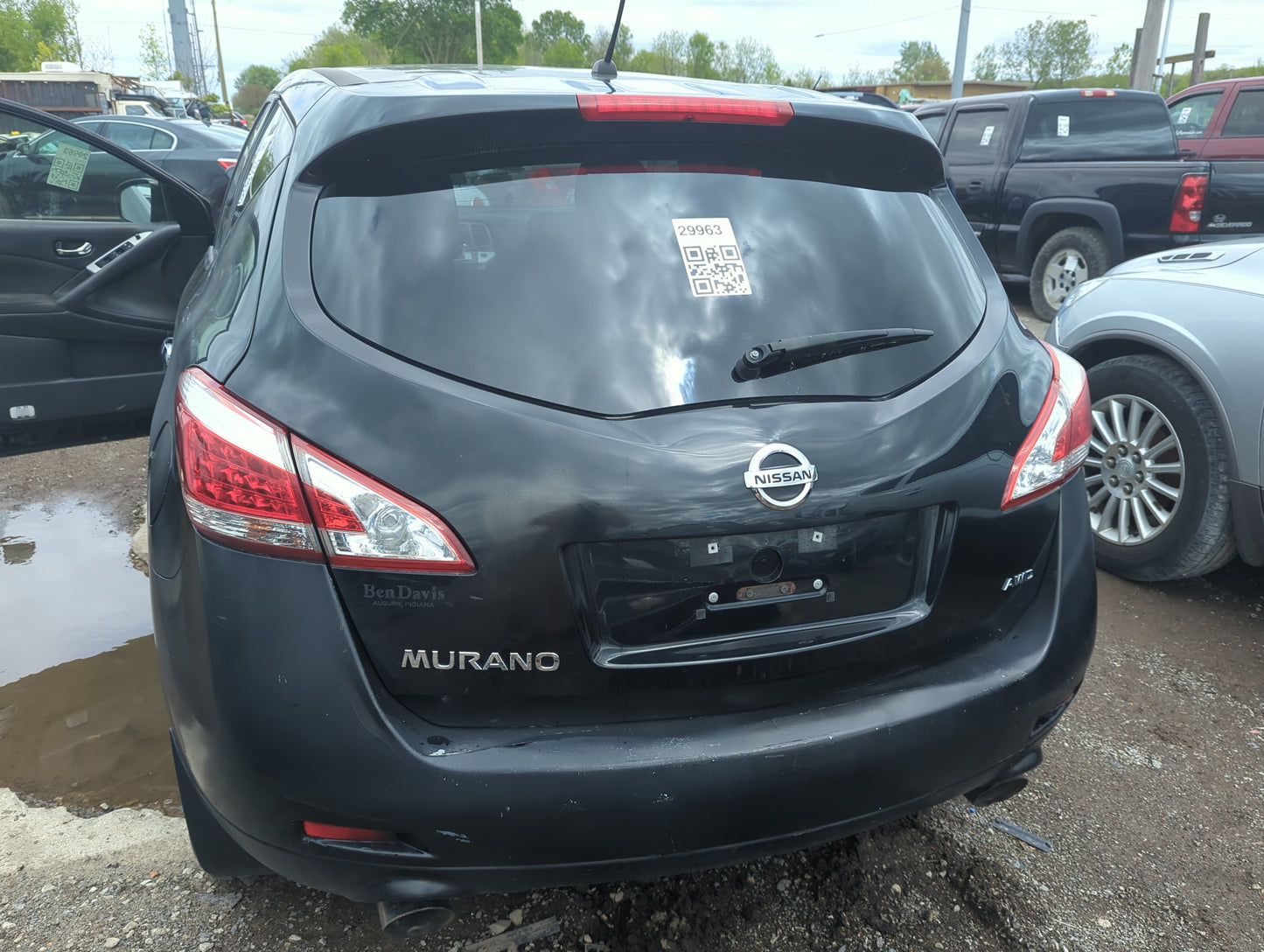 2011-2014 Nissan Murano Trunk/decklid/hatch/tailgate Oem - Oemusedautoparts1.com