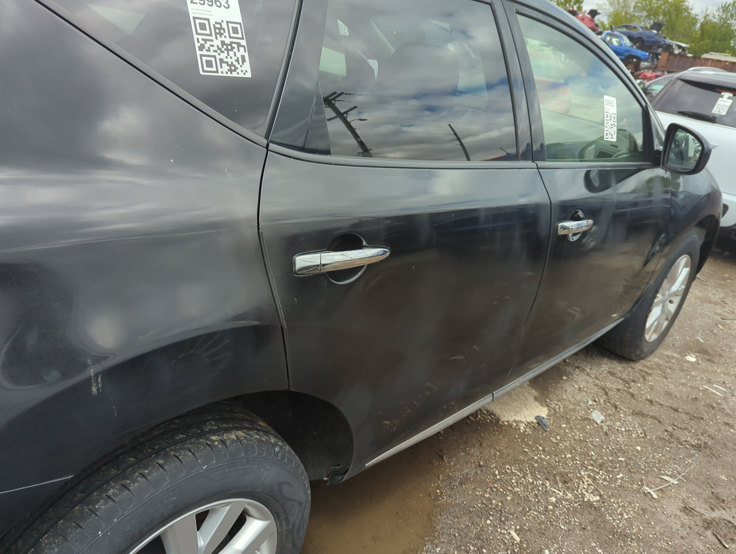 2013 Nissan Murano Passenger Rear Door Oem - Oemusedautoparts1.com