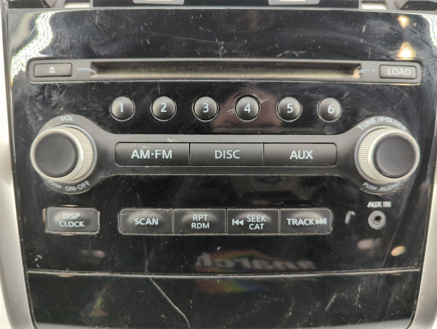 2012-2014 Nissan Murano Radio AM FM Cd Player Receiver Replacement P/N:28185 3KA1A Fits Fits 2012 2013 2014 OEM Used Auto Pa