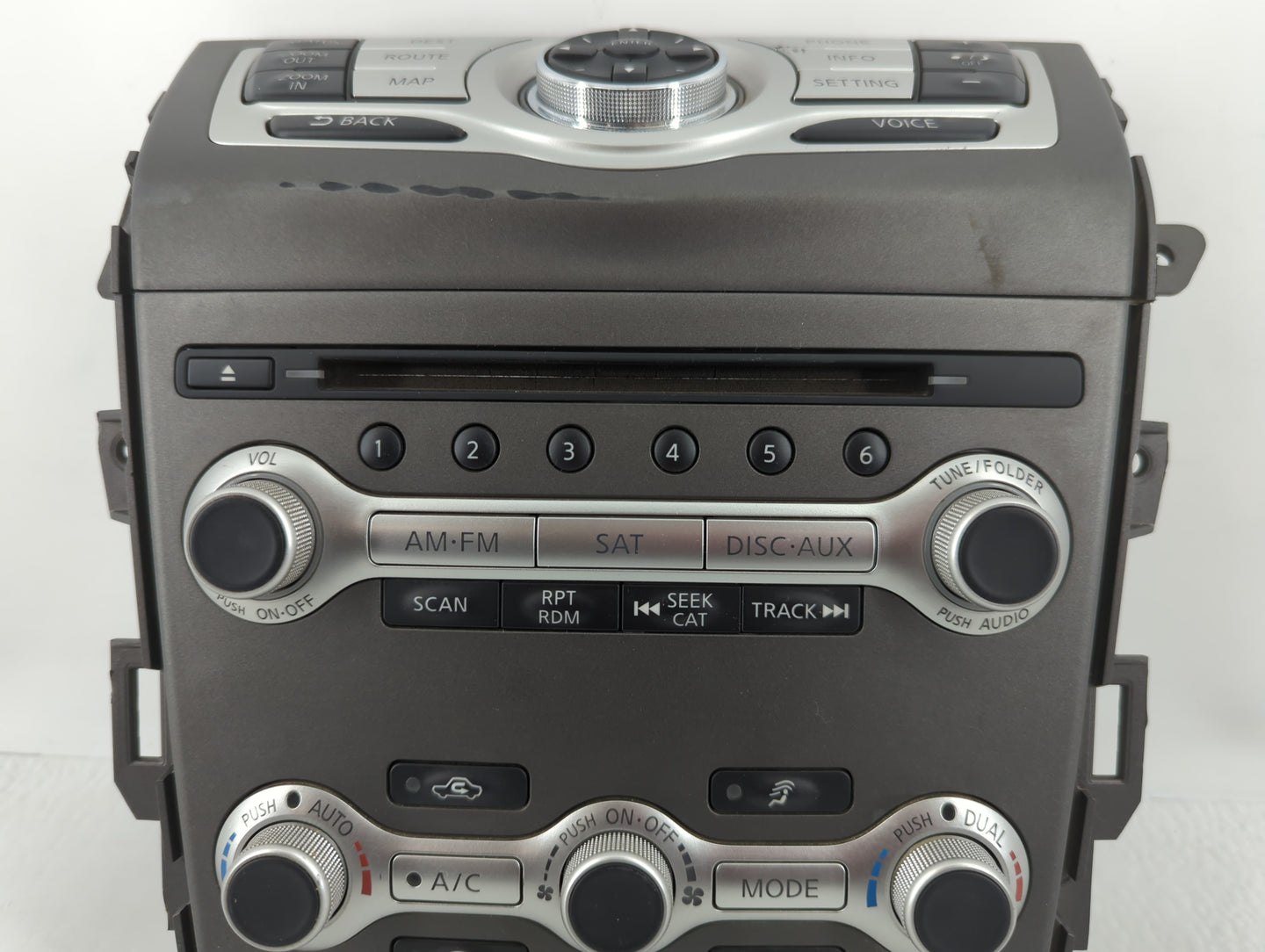 2011-2014 Nissan Murano Radio AM FM Cd Player Receiver Replacement P/N:F21PB1040B Fits Fits 2011 2012 2013 2014 OEM Used Aut