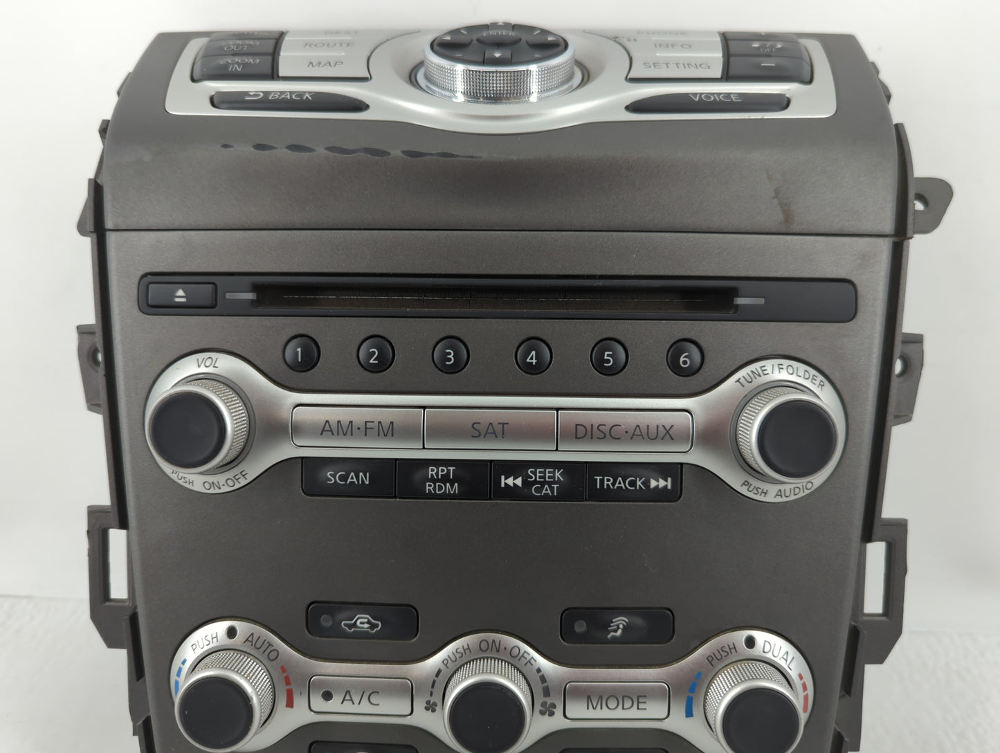 2011-2014 Nissan Murano Radio AM FM Cd Player Receiver Replacement P/N:F21PB1040B Fits Fits 2011 2012 2013 2014 OEM Used Aut