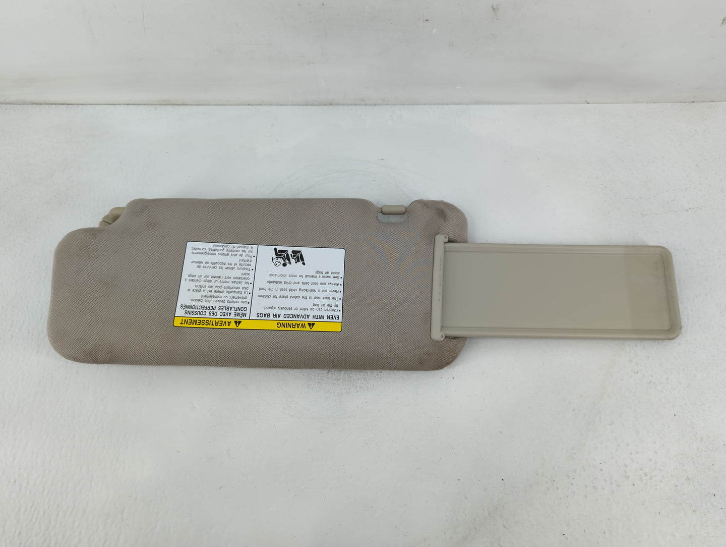 2009-2014 Nissan Murano Sun Visor Shade Replacement Passenger Right Mirror Fits Fits 2009 2010 2011 2012 2013 2014 OEM Used 