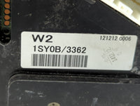 2013 Nissan Murano Instrument Cluster Speedometer Gauges P/N:1SY0B/3362 Fits OEM Used Auto Parts - Oemusedautoparts1.com