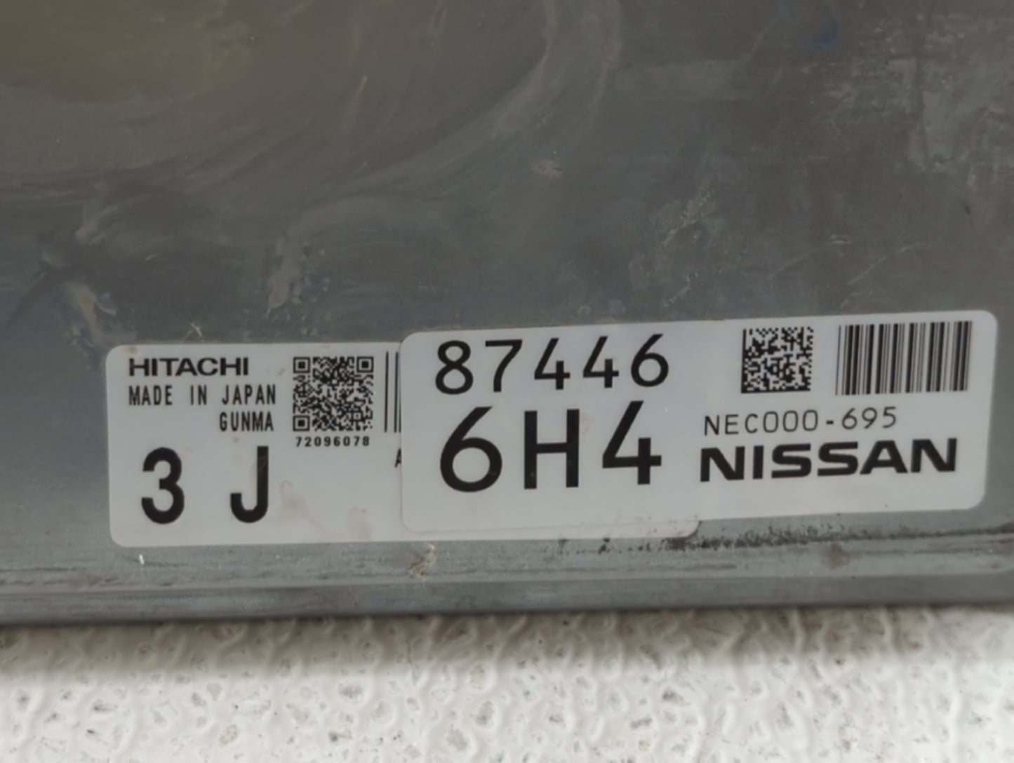 2013 Nissan Murano PCM Engine Control Computer ECU ECM PCU OEM P/N:NEC000-695 A1H-3MD Fits OEM Used Auto Parts - Oemusedauto