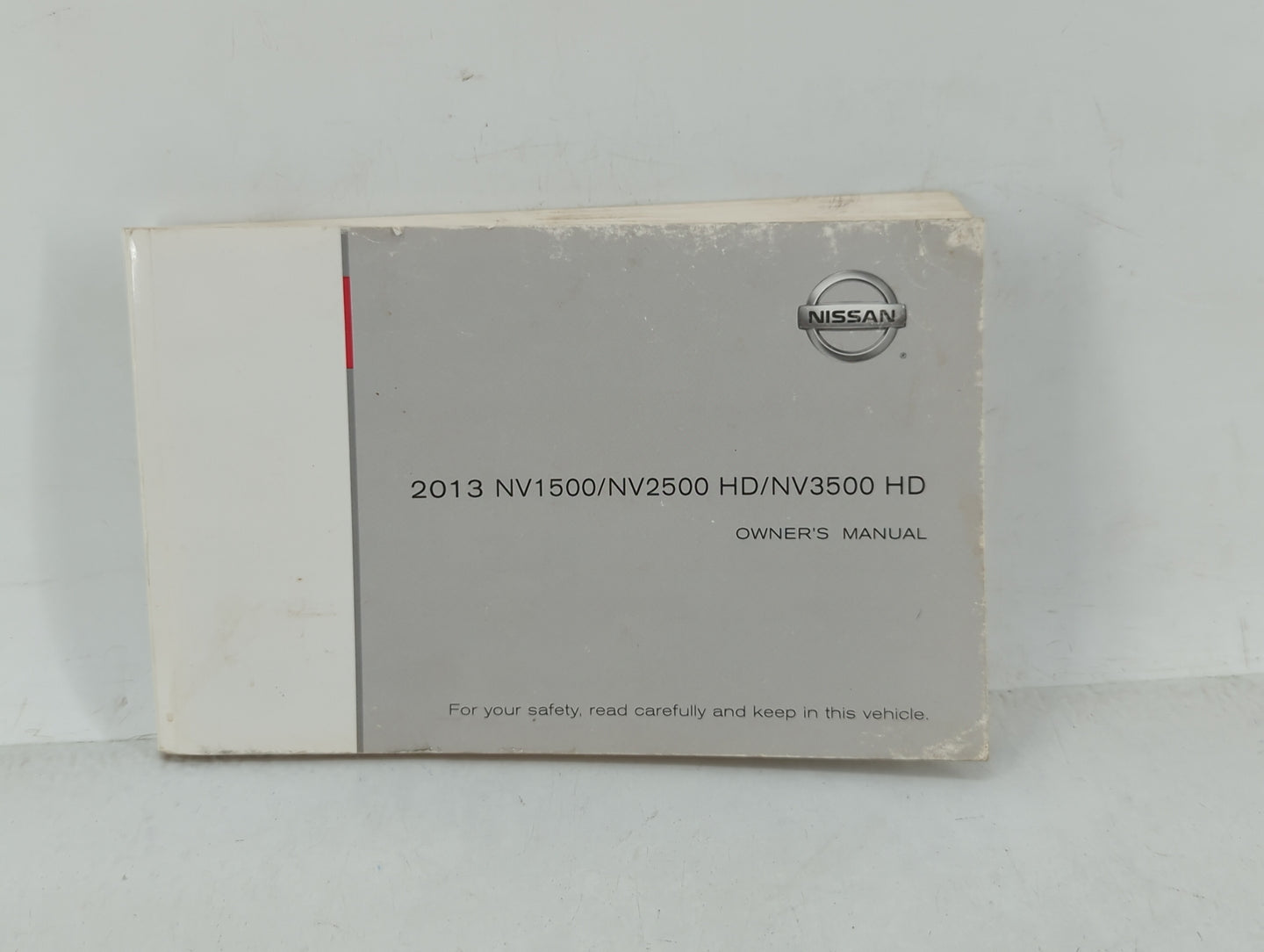2013 Nissan Nv1500 Owners Manual Book Guide OEM Used Auto Parts - Oemusedautoparts1.com
