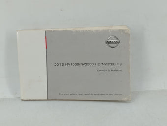 compare product 2013 Nissan Nv1500 Owners Manual Book Guide OEM Used Auto Parts