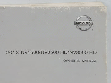 2013 Nissan Nv1500 Owners Manual Book Guide OEM Used Auto Parts