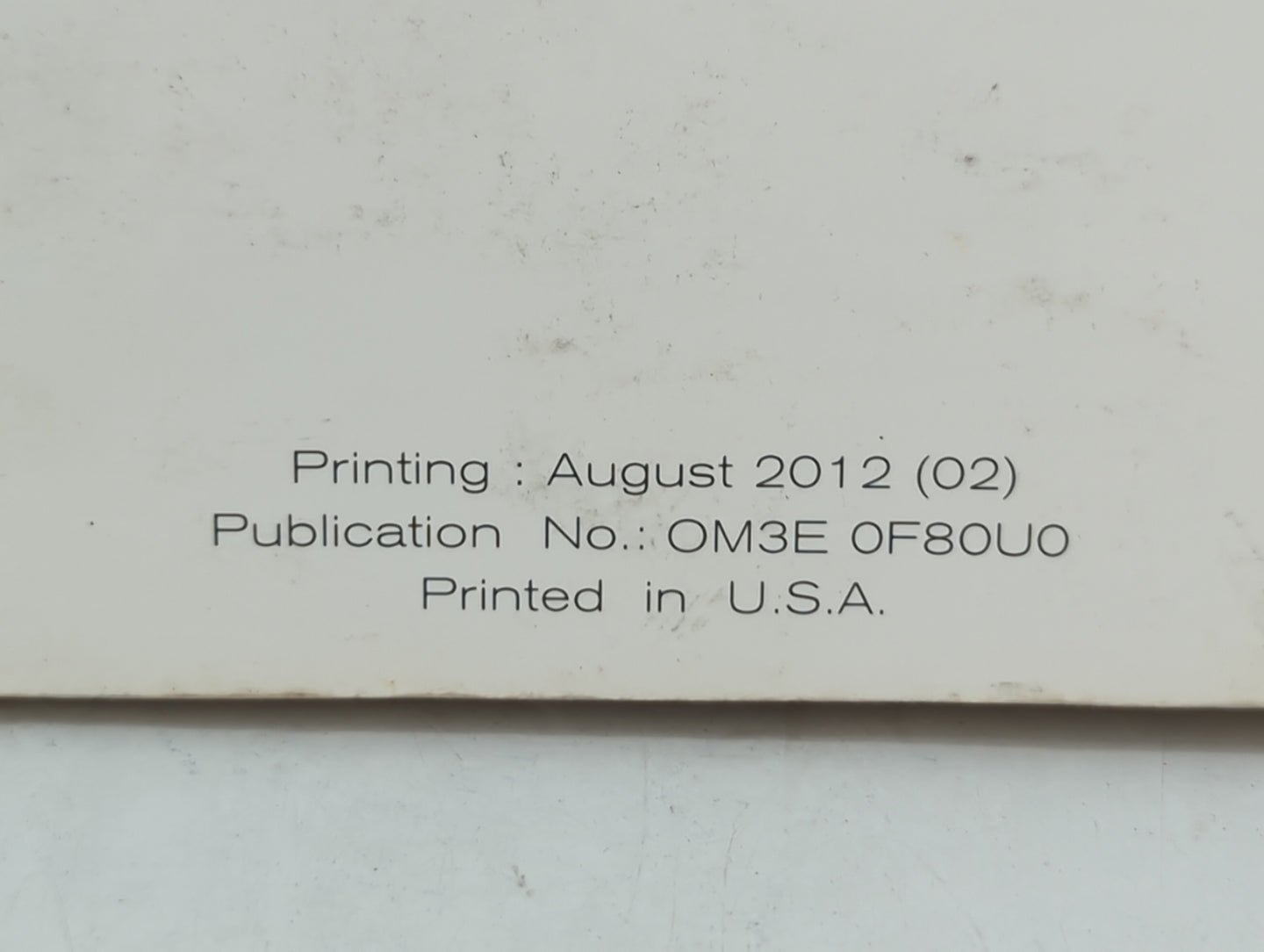 2013 Nissan Nv1500 Owners Manual Book Guide OEM Used Auto Parts - Oemusedautoparts1.com
