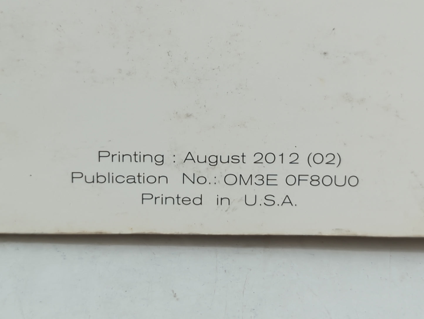 2013 Nissan Nv1500 Owners Manual Book Guide OEM Used Auto Parts - Oemusedautoparts1.com