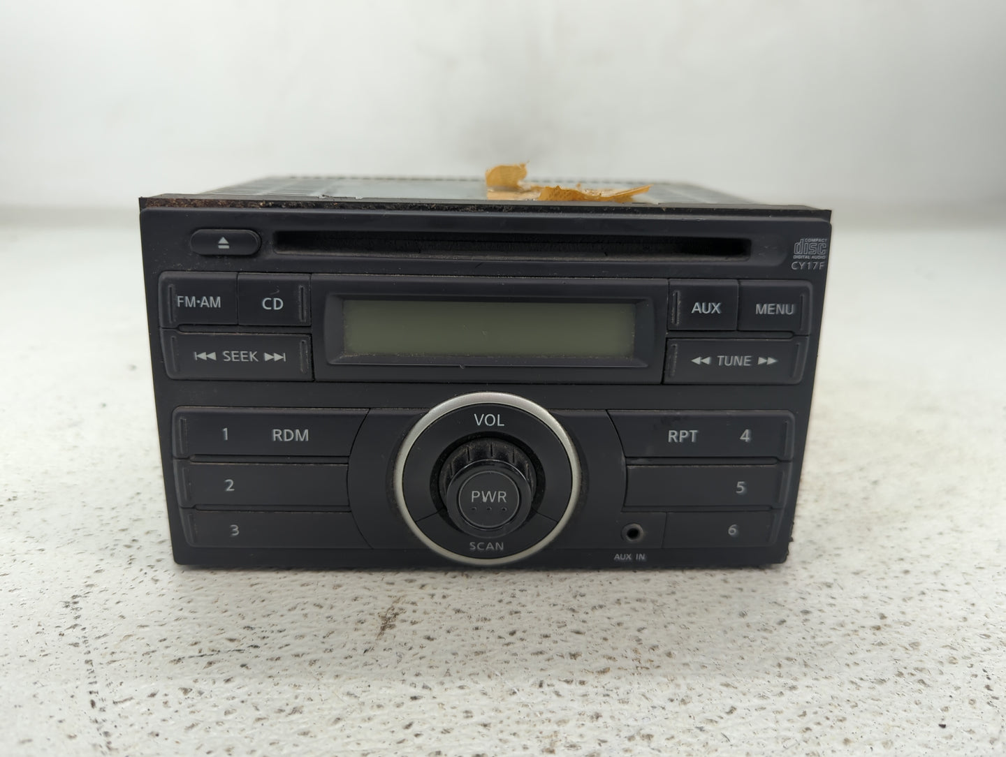 2014-2016 Nissan Nv200 Radio AM FM Cd Player Receiver Replacement Fits Fits 2010 2011 2012 2014 2015 2016 OEM Used Auto Part
