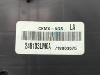 2013 Nissan Nv200 Instrument Cluster Speedometer Gauges P/N:248103LM0A Fits OEM Used Auto Parts - Oemusedautoparts1.com
