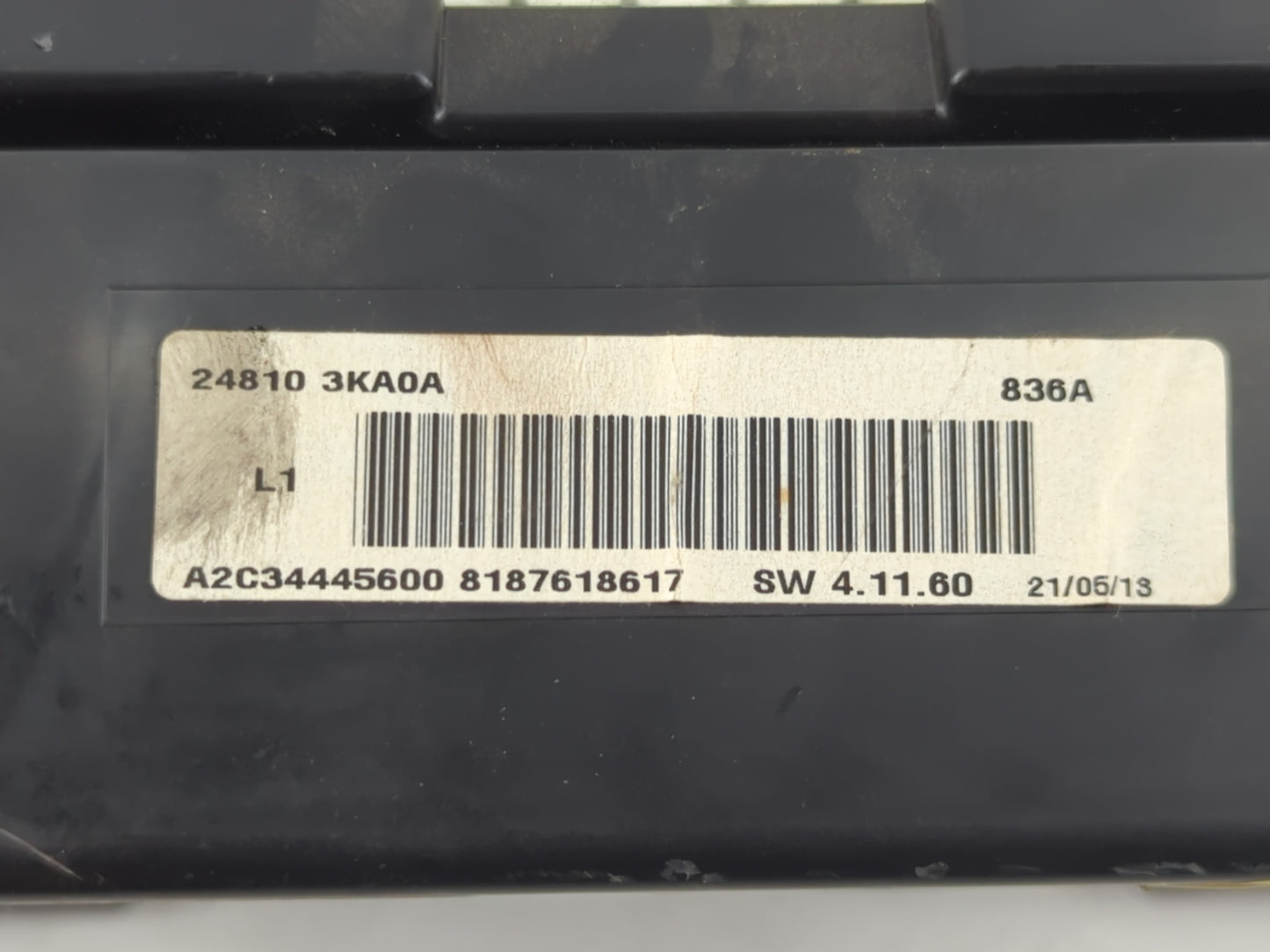 2013 Nissan Pathfinder Instrument Cluster Speedometer Gauges P/N:24810 3KA0A Fits OEM Used Auto Parts - Oemusedautoparts1.co